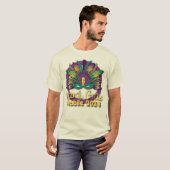 Mardi Gras Mask T - Shirt 2024 - Mobile, AL (weiß) (Vorne ganz)