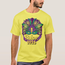 Mardi Gras Mask T - Shirt 2025 - Biloxi