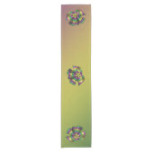 Mardi Gras Mask Table Runner Kurzer Tischläufer (Vorderseite)