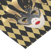 Mardi Gras Mask Table Runner Kurzer Tischläufer (Ecke)