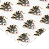 Mardi Gras Mask Table Runner Kurzer Tischläufer (Ecke)