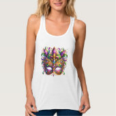 Mardi Gras Mask Tank Top (Vorderseite)