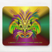 Mardi-Gras-Mask-The-Queen-V-2 Mousepad (Vorne)