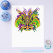 Mardi-Gras-Mask-The-Queen-V-3 Flyer (Einzeln)