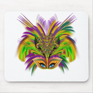 Mardi-Gras-Mask-The-Queen-V-3 Mousepad