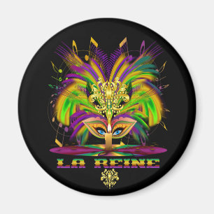 Mardi-Gras-Mask-The-Queen-V-4 Magnet