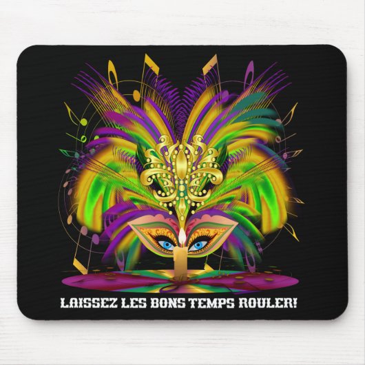 Mardi-Gras-Mask-The-Queen-V-4 Mousepad (Vorne)