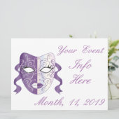 Mardi Gras Mask Thunder_Cove (Stehend Vorderseite)