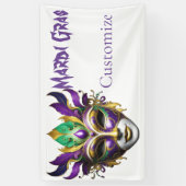Mardi Gras Mask Thunder_Cove Banner (Vertikal)