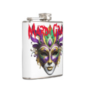 Mardi Gras Mask Thunder_Cove Flachmann (Rechts)