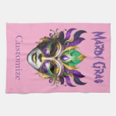 Mardi Gras Mask Thunder_Cove Geschirrtuch (Horizontal)