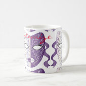 Mardi Gras Mask Thunder_Cove Kaffeetasse (VorderseiteRechts)