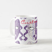 Mardi Gras Mask Thunder_Cove Kaffeetasse (Vorderseite Links)