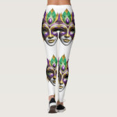 Mardi Gras Mask Thunder_Cove Leggings (Rückseite)