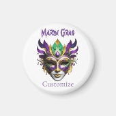 Mardi Gras Mask Thunder_Cove Magnet (Vorne)