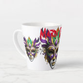 Mardi Gras Mask Thunder_Cove Milchtasse (Linke Ecke)