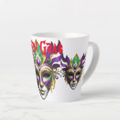 Mardi Gras Mask Thunder_Cove Milchtasse (Rechte Ecke)