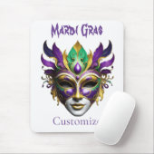 Mardi Gras Mask Thunder_Cove Mousepad (Mit Mouse)