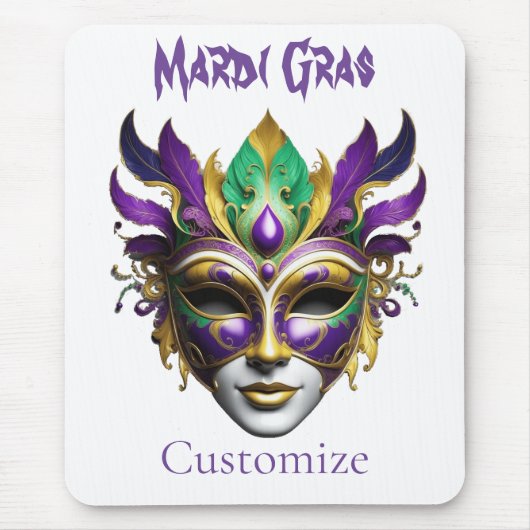 Mardi Gras Mask Thunder_Cove Mousepad (Vorne)
