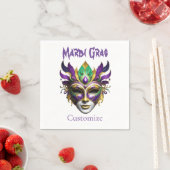 Mardi Gras Mask Thunder_Cove Serviette (Beispiel)