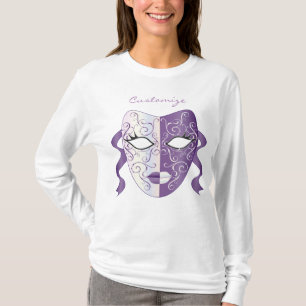 Mardi Gras Mask Thunder_Cove T - Shirt