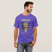 Mardi Gras Mask Thunder_Cove T-Shirt (Vorne ganz)