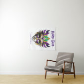 Mardi Gras Mask Thunder_Cove Wandteppich (Beispiel (Horizontal))