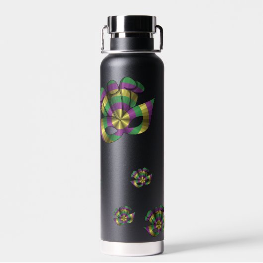 Mardi Gras Mask Trinkflasche (Rückseite)