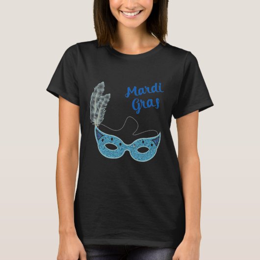 MARDI GRAS MASK TSHIRT (Vorderseite)