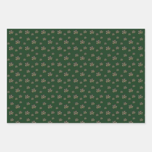 Mardi Gras Mask Wrapping Paper Set Geschenkpapier Set (Vorderseite 2)