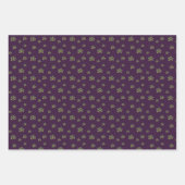 Mardi Gras Mask Wrapping Paper Set Geschenkpapier Set (Vorderseite 3)