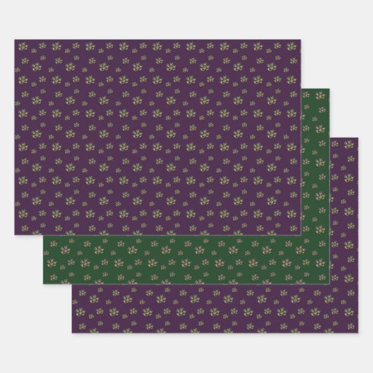 Mardi Gras Mask Wrapping Paper Set Geschenkpapier Set (Set)