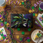 Mardi Gras Mask Zubehörtasche