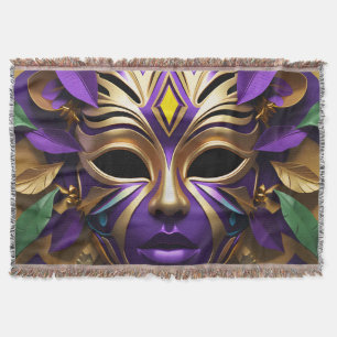 Mardi Gras Maske 1 Karneval Spirit Decke