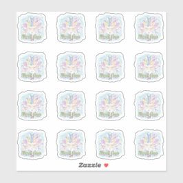 Mardi Gras Maske! Aufkleber