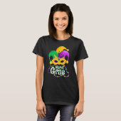 Mardi Gras Maske Beads Mardi Gras Festival T-Shirt (Vorne ganz)