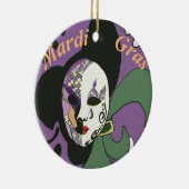 Mardi Gras maske Cake Keramik Ornament (Rechts)