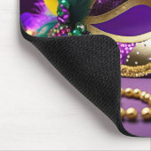 Mardi Gras Maske mit Bokeh Lighting Mousepad (Ecke)
