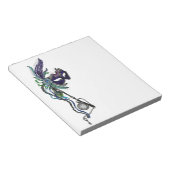 Mardi Gras Maske mit Taschenuhr Notizblock (angewinkelt)