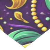 Mardi Gras maske/perlen/Lilie Tischdecke (Schrägansicht)