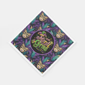 Mardi Gras Maske  Serviette (Ecke)