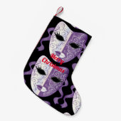 Mardi Gras Maske Thunder_Cove Kleiner Weihnachtsstrumpf (Vorderansicht (hängend))
