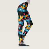 Mardi Gras Maske und Confetti Leggings (Rechts)