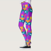 Mardi Gras Maske und Confetti Leggings (Links)