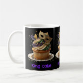 Mardi Gras Masked Cupcake Celebration Kaffeetasse (Links)