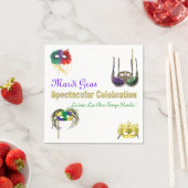 Mardi Gras Masken 1 Serviette (Beispiel)