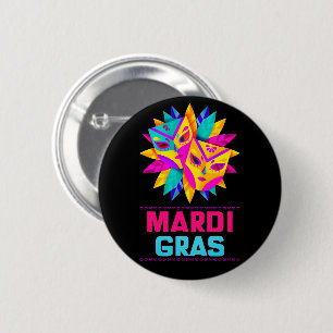 Mardi Gras Masken-Feier-Button Button