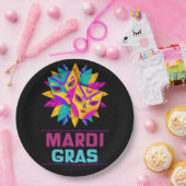 Mardi Gras Masken Papierplatte Pappteller (Party)