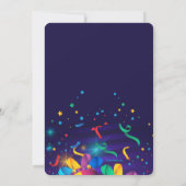 Mardi Gras Masken Party Einladungen (Rückseite)