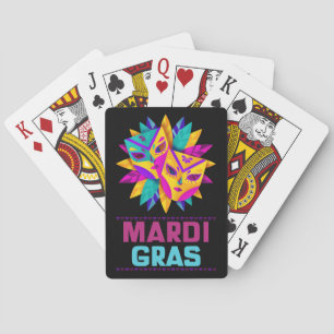 Mardi Gras Masken Spielkarten